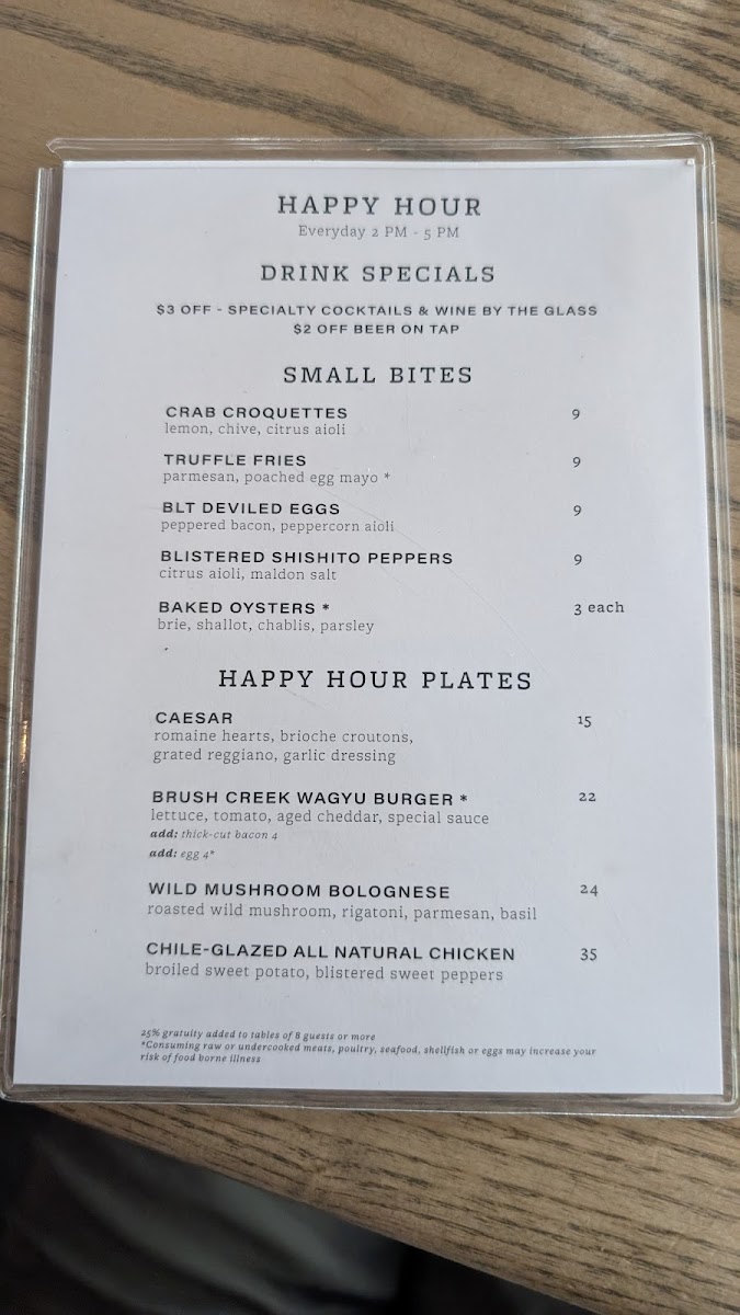 Corinne Denver Menu - Image 5